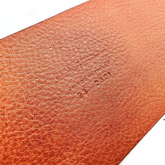 Ferragamo Gancini Belt Beige Leather Gold Gancini Buckle | Vintage Luxe Gift NEW - Picture 15 of 16